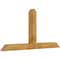 Ekena Millwork Portland Rough Sawn Timber Gable Bracket, Western Red Cedar, 84"W x 42"H x 6"D x 6"F, 12/12 Pitch GBW084X42X0606POR00RWR - alternate 2